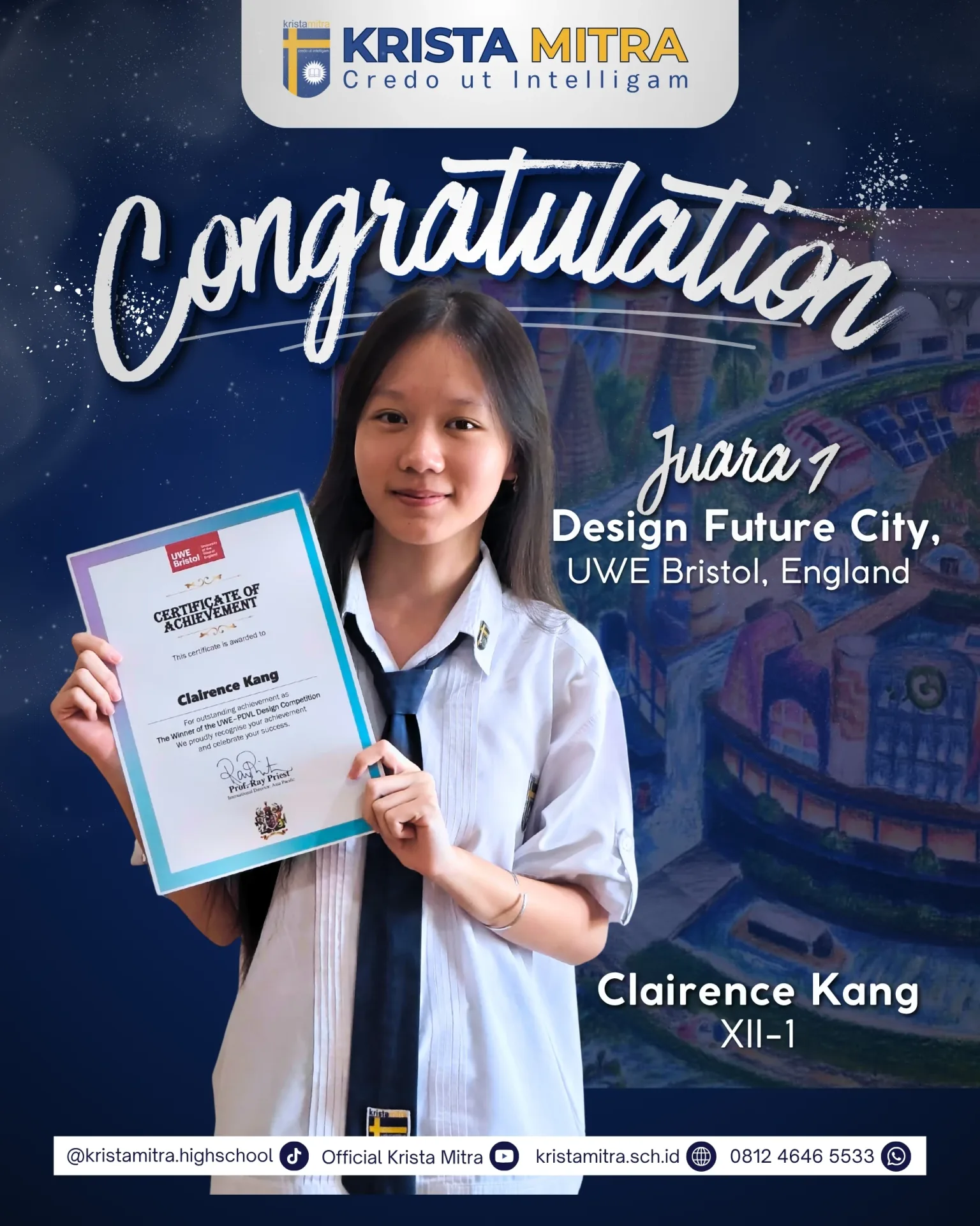 Internasional - Juara 1 Desain Future City